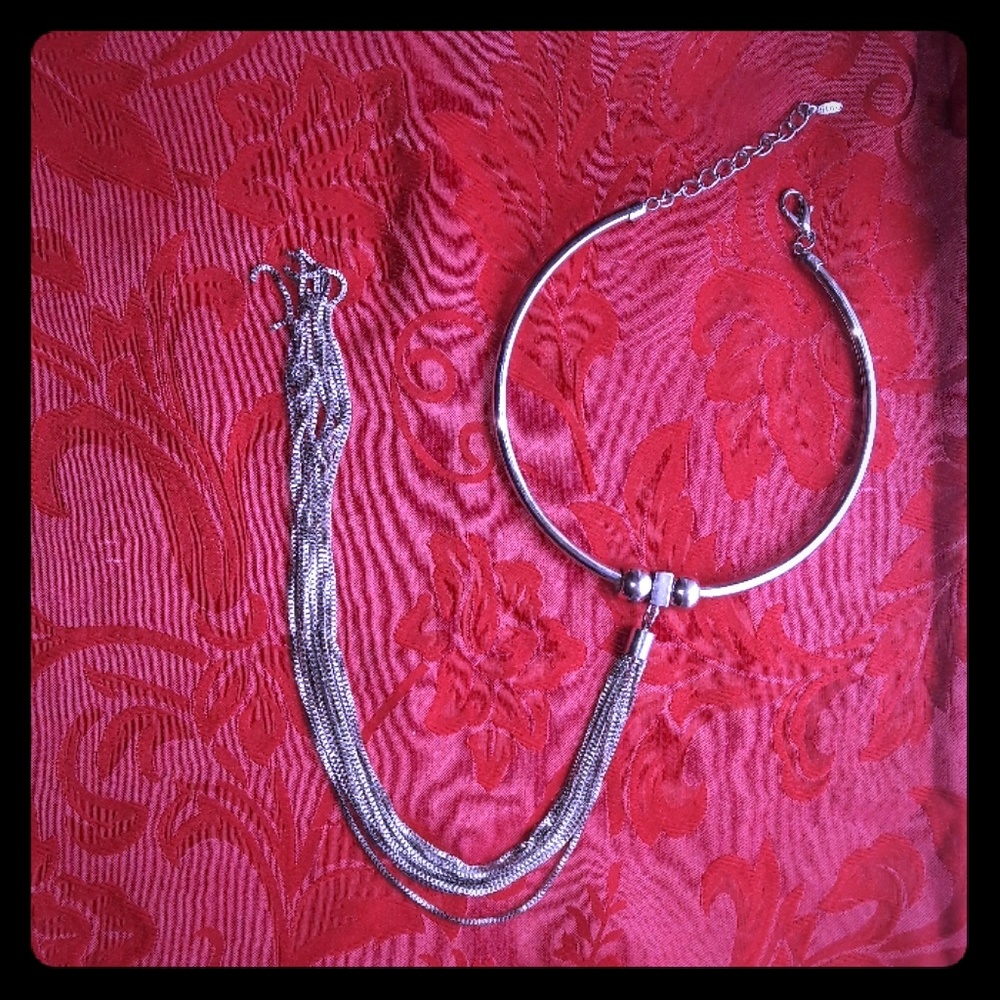 SEXY SILVER CHOKER CHAIN